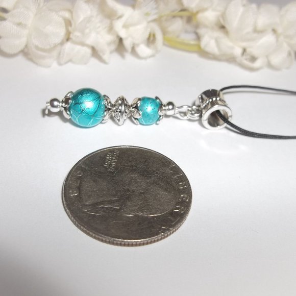 Necklace, Beaded Necklace, Turquoise Blue Necklace, Blue Necklace, NWT A097 - Picture 3 of 8